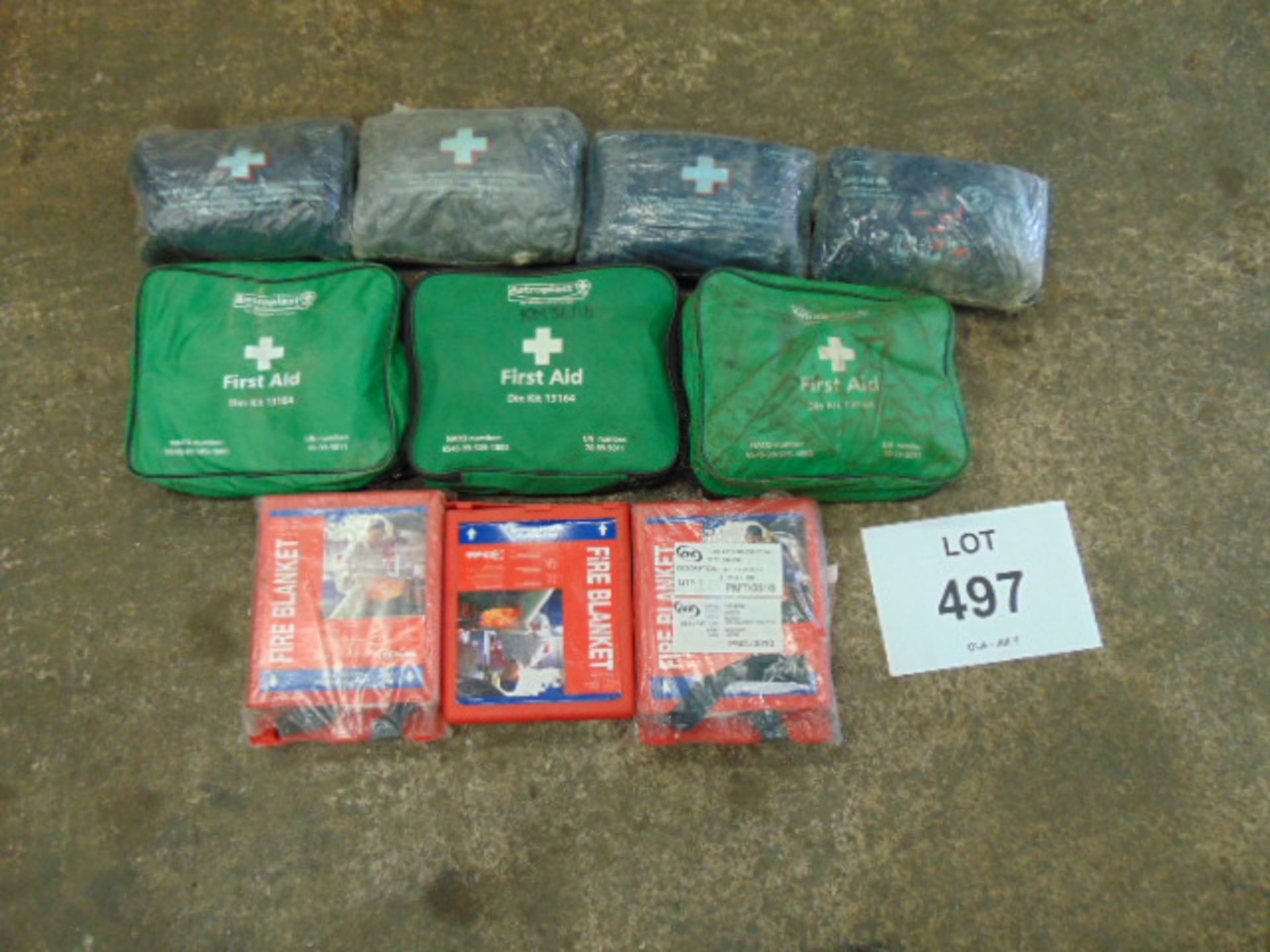 7 x First Aid Kits & 3 x Fire Blankets