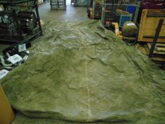 6m x 3m WATERPROOF "TANK" SHEET" WITH TIE DOWN ROPES