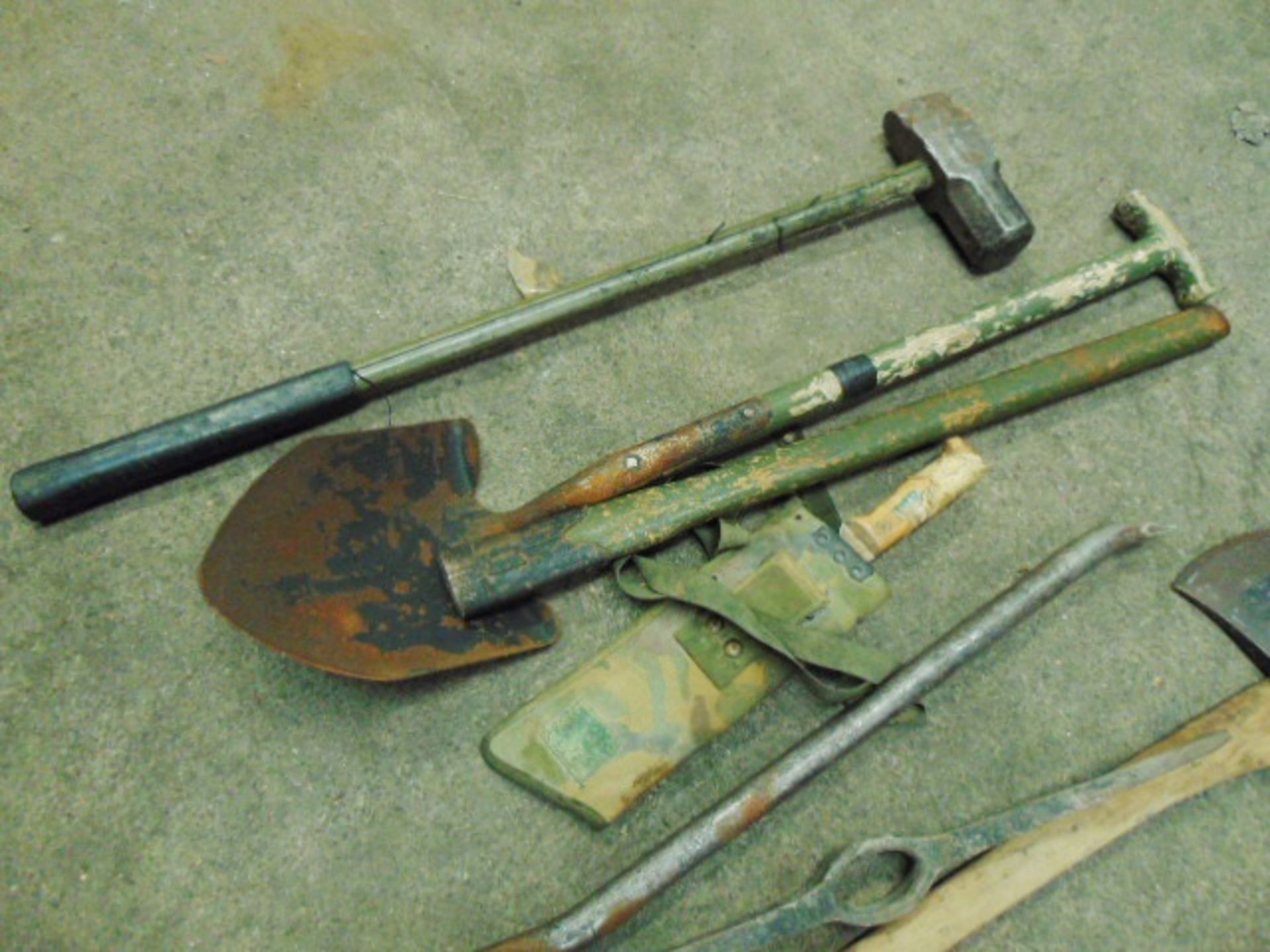 Mixed Hand Tools inc Axes, Shovel, Hammer, Pick Axe etc - Image 3 of 3