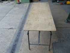 1 x 5ft TABLE WITH FOLDING LEGS *UNISSUED*