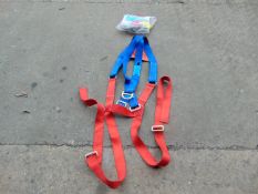 SAFETY HARNESS & LANYARD WITH FALL ARRESTER