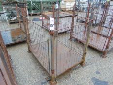 Steel Stacking Stillage with removeable sides and corner posts