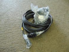 3 x Unissued cables, 2 x 6 pin & 1 x 2 pin