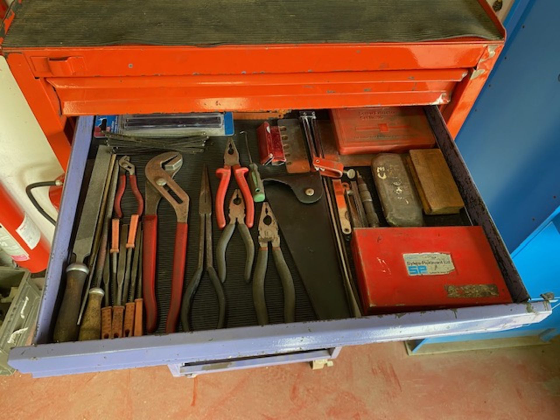 Direct MoD Contract Heavy Duty 10 Drawer Tool Chest c/w Assorted Metric and Imperial Tools - Image 5 of 14