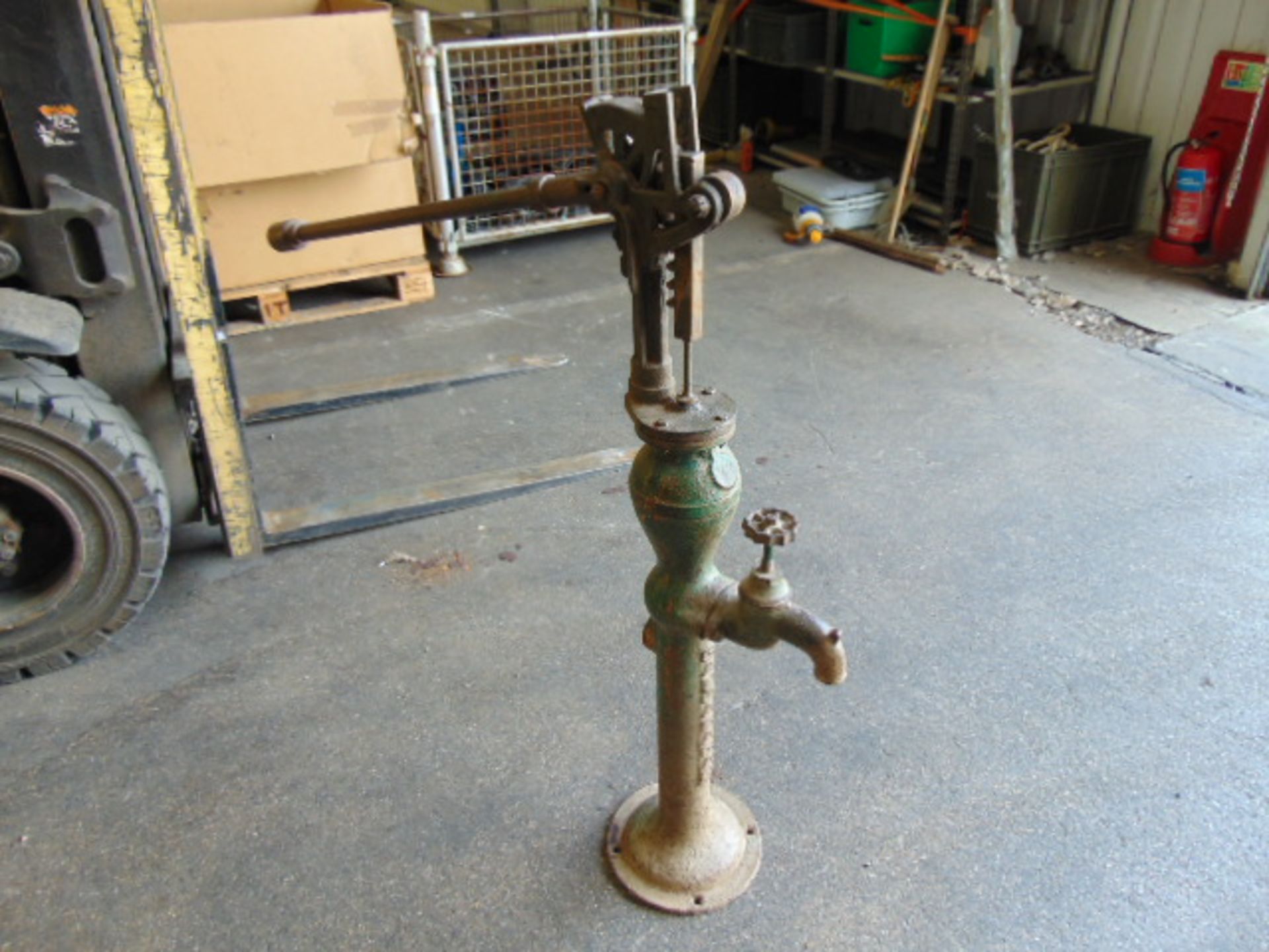 Genuine Antique Cast Iron Water Pump as shown - Image 3 of 6