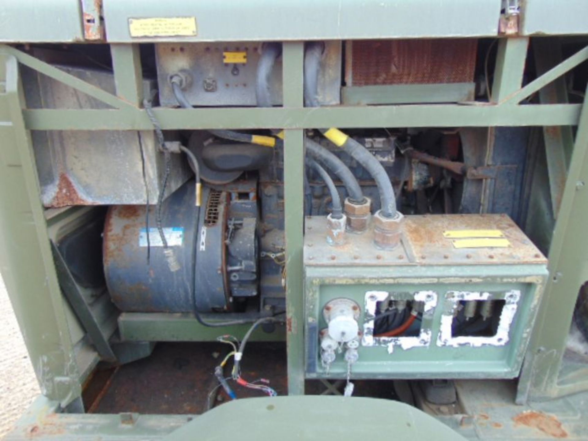 Ex Uk Royal Air Force Trailer Mounted 25 KVA Generator - Image 11 of 12