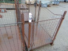 Steel Stacking Stillage with removeable sides and corner posts