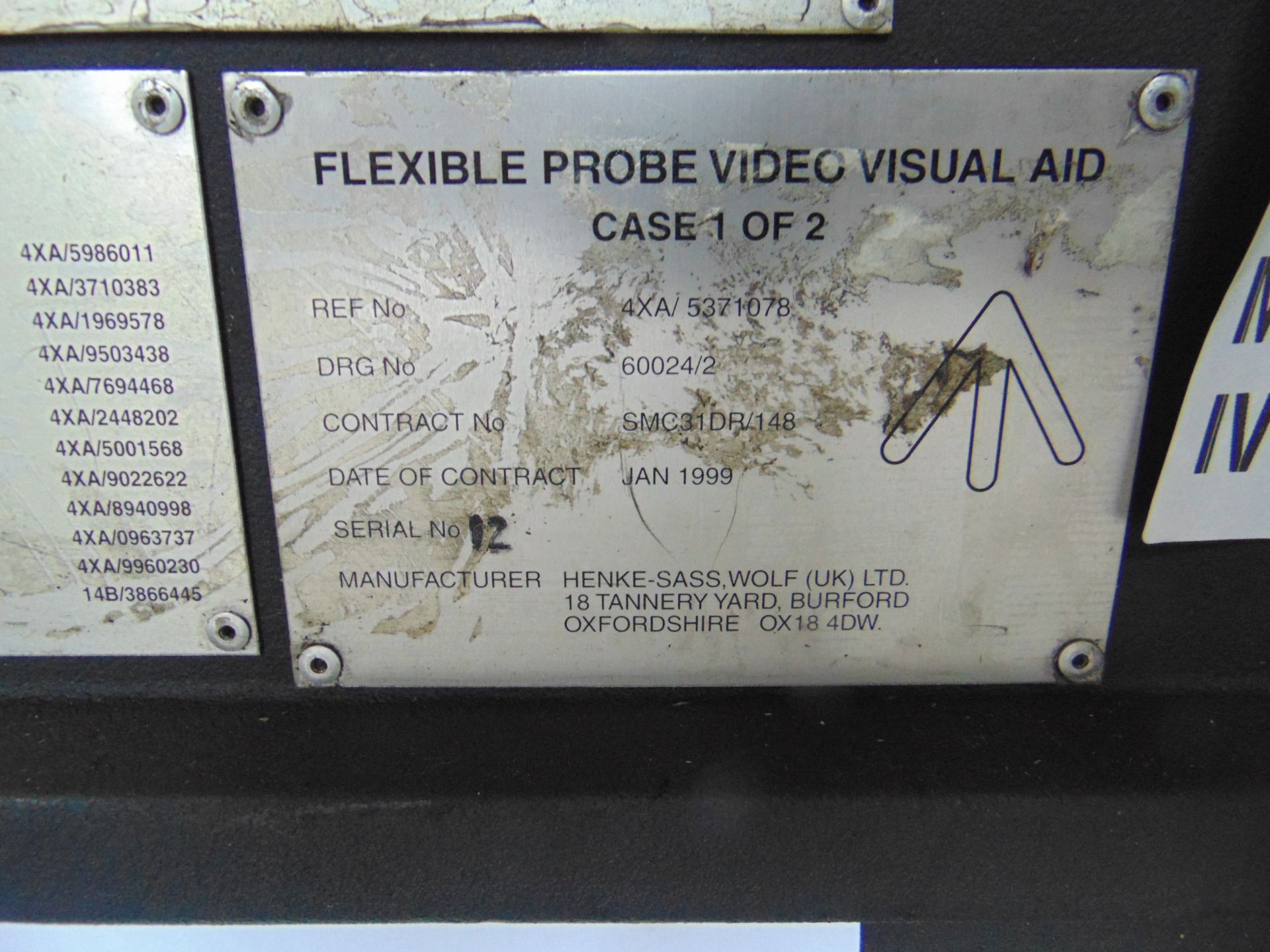 GE Everest Video Probe Borescope/Endoscope Kit XL240LSB with Sony PVM9044QM Colour Monitor - Bild 6 aus 9