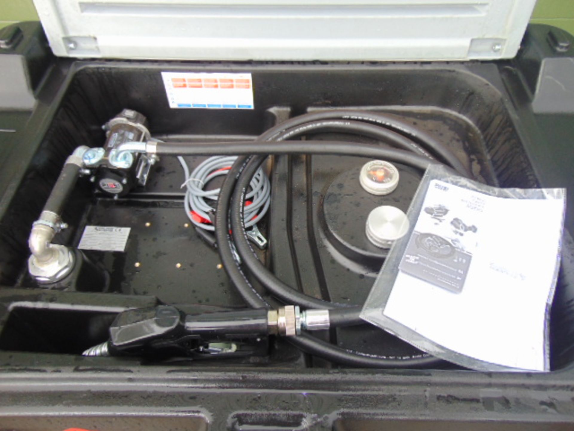 Unused 2021 Emilana Serbatoi 440L Mobile Diesel Tank C/W 12v Fuel Pump, Nozzle, Hose etc - Image 5 of 10