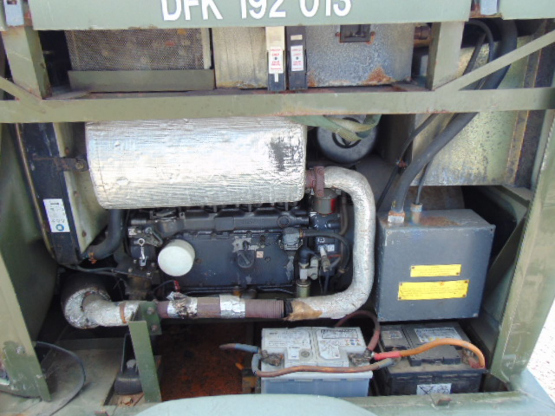 Ex Uk Royal Air Force Trailer Mounted 25 KVA Generator - Image 7 of 11