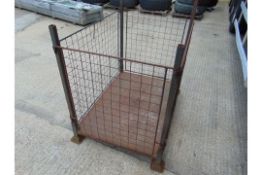 Steel Stacking Stillage with removeable sides and corner posts