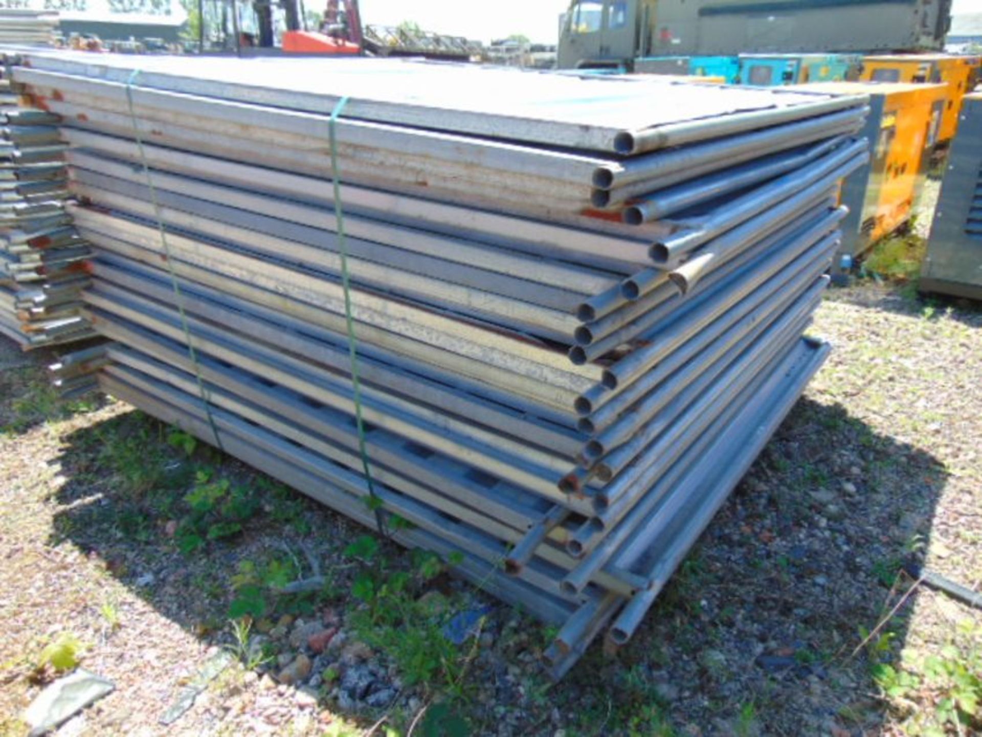 30 x Heras Style Hoarding / Security Fencing Panels 2.15m x 2m - Image 3 of 5