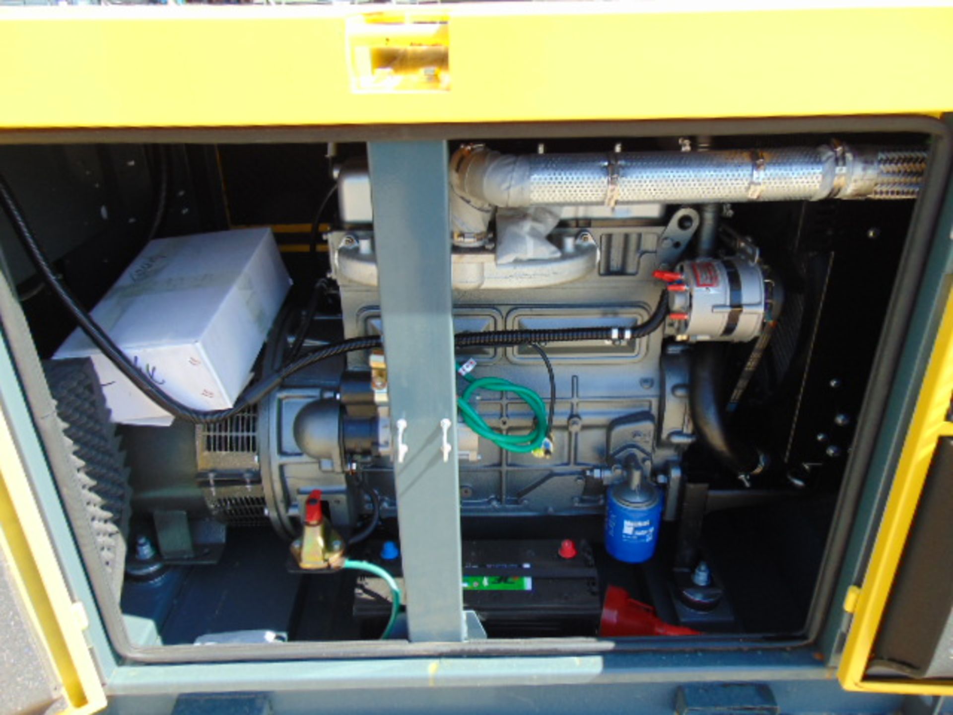 2021 UNISSUED 40 KVA 3 Phase Silent Diesel Generator Set - Image 12 of 19