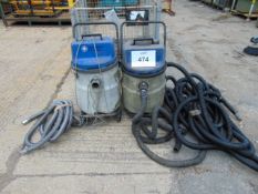 2 x Nilfisk Hipower Industrial Vacuum Cleaners
