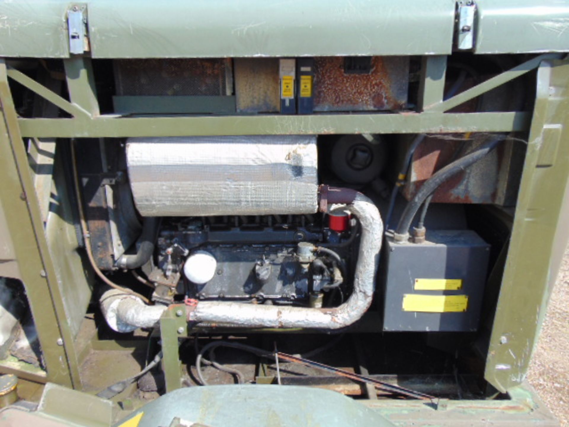 Ex Uk Royal Air Force Trailer Mounted 25 KVA Generator - Image 8 of 13