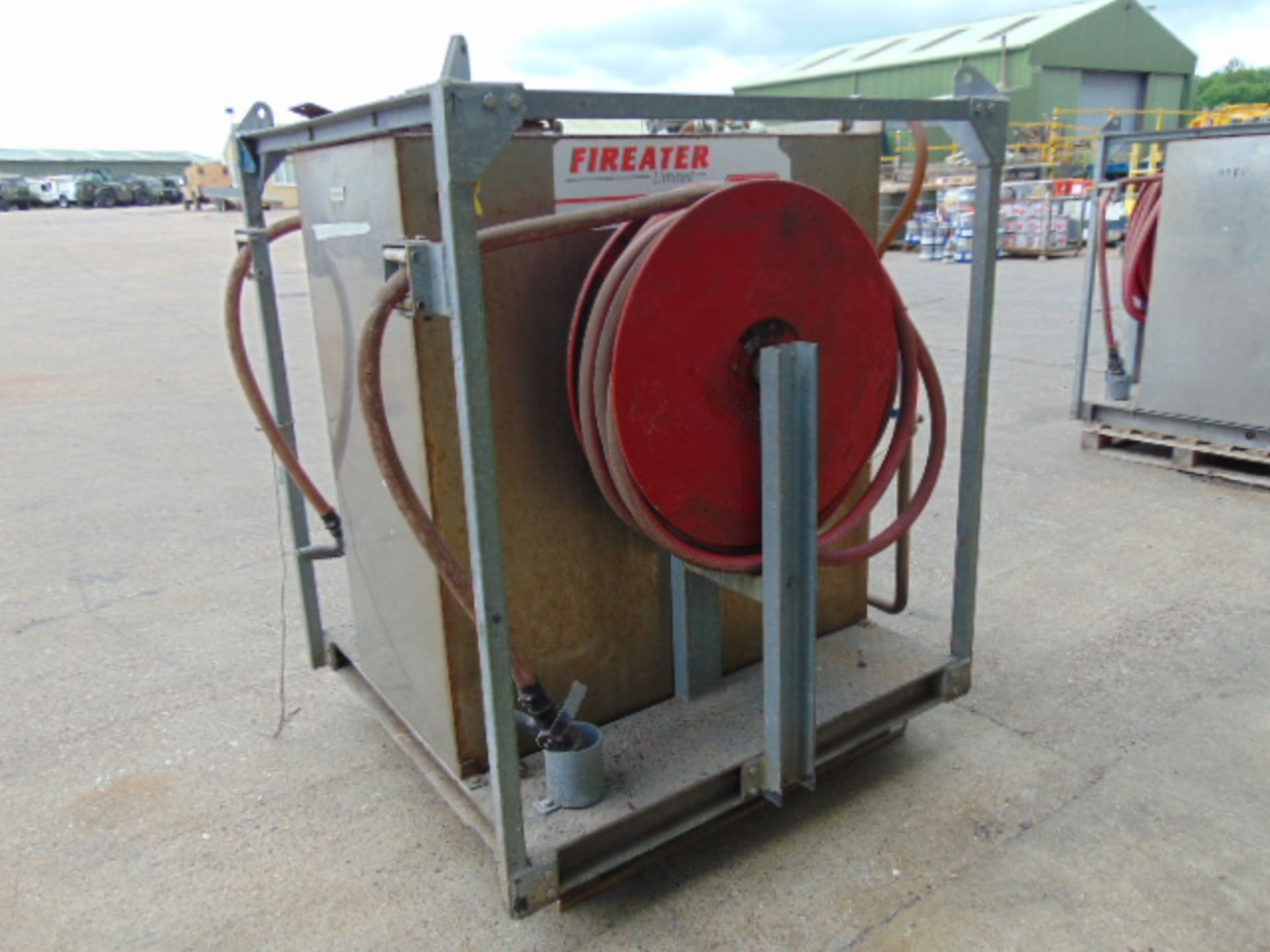 700L Fireater (Aqueous Film-Forming Foam) stainless steel TanksTanks c/w 2 x 10m Fire Hose Reels - Image 5 of 10