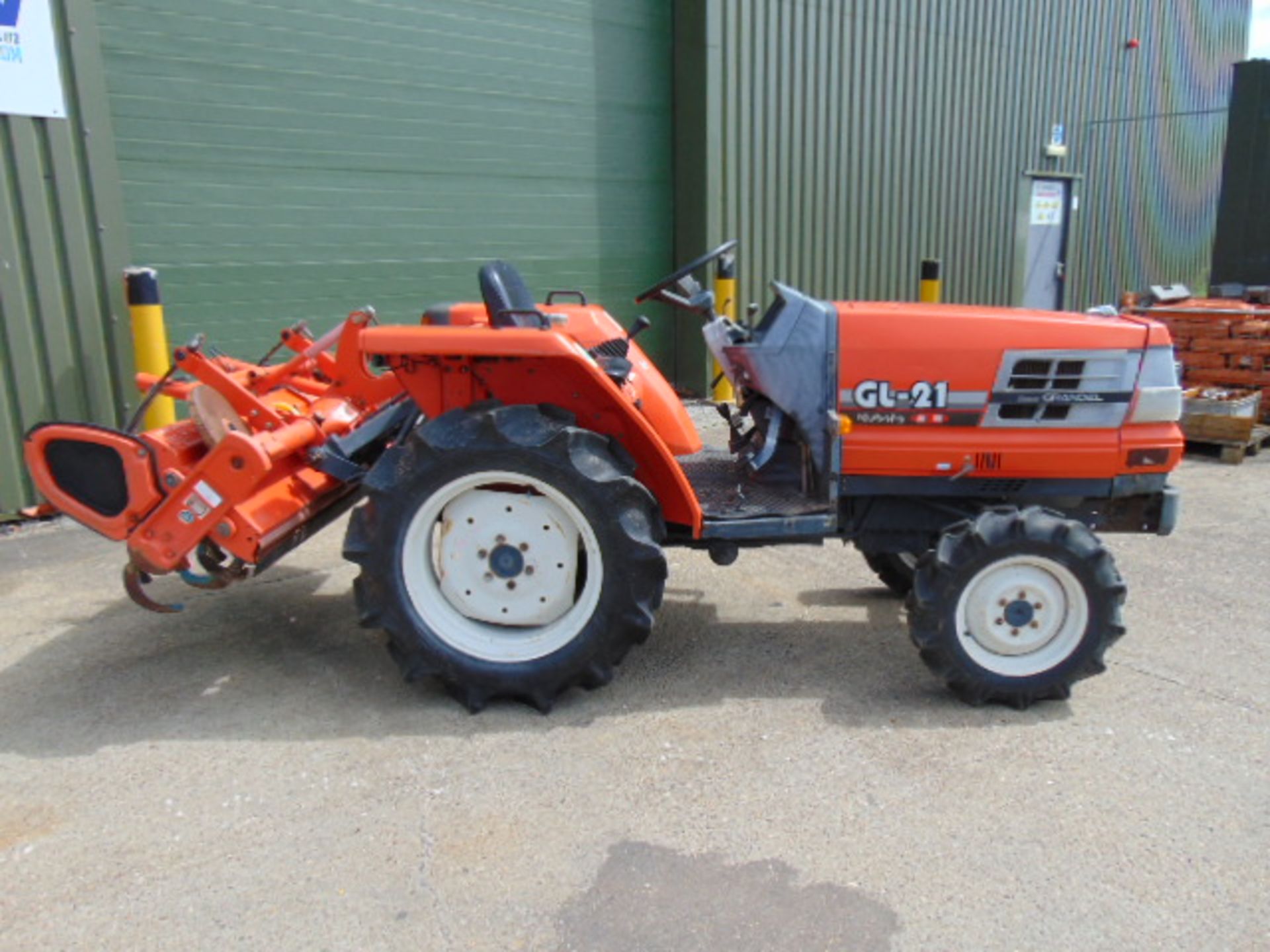 Kubota GL21 Compact Tractor c/w RL14 Rotavator ONLY 670 HOURS! - Image 12 of 29