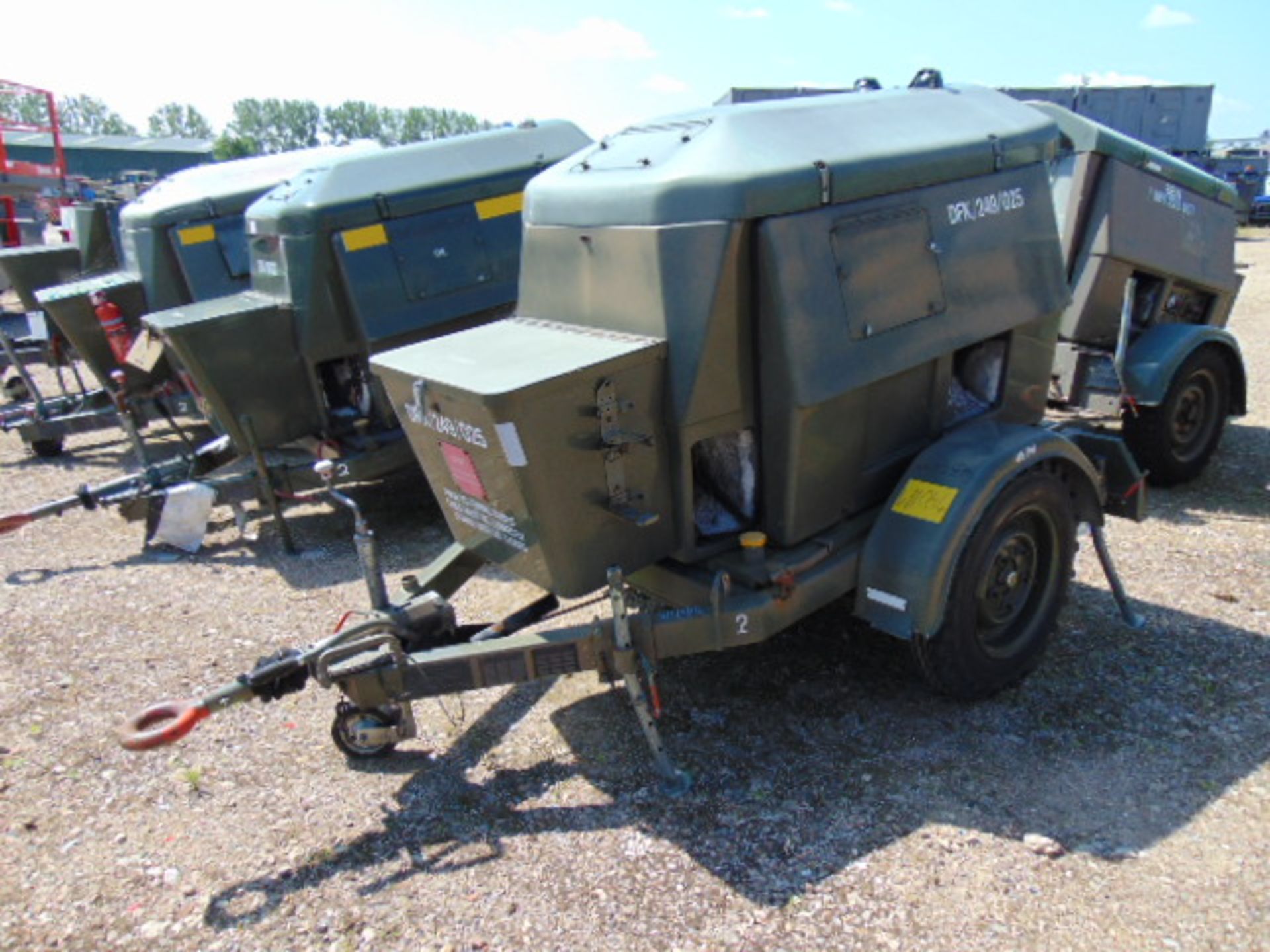 Ex Uk Royal Air Force Trailer Mounted 25 KVA Generator - Image 3 of 10