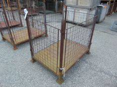 Steel Stacking Stillage with removeable sides and corner posts