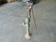 Genuine Antique Cast Iron Water Pump as shown