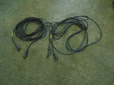 2 x 6 PIN CABLE 9.2m LONG