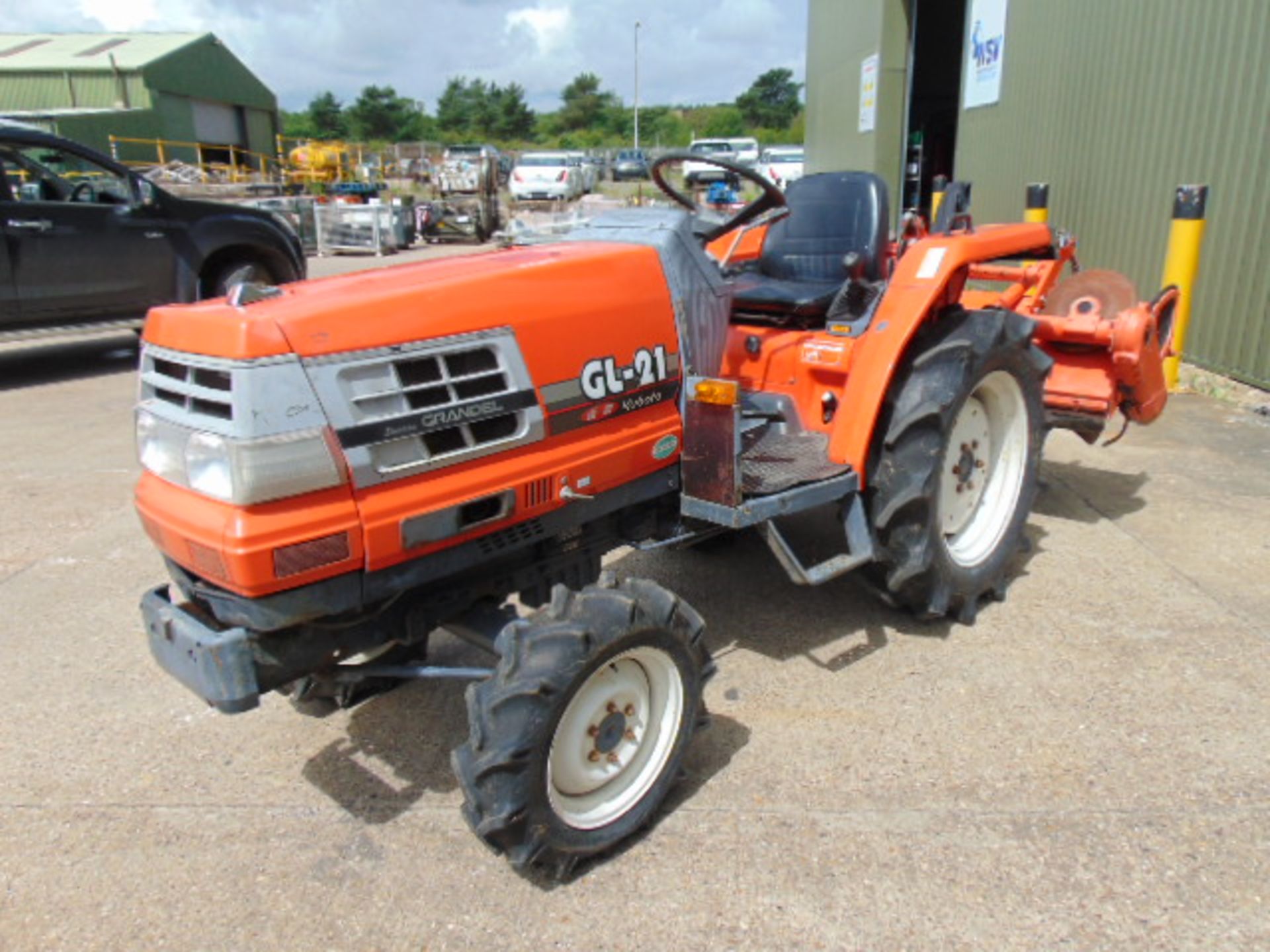 Kubota GL21 Compact Tractor c/w RL14 Rotavator ONLY 670 HOURS! - Image 4 of 29