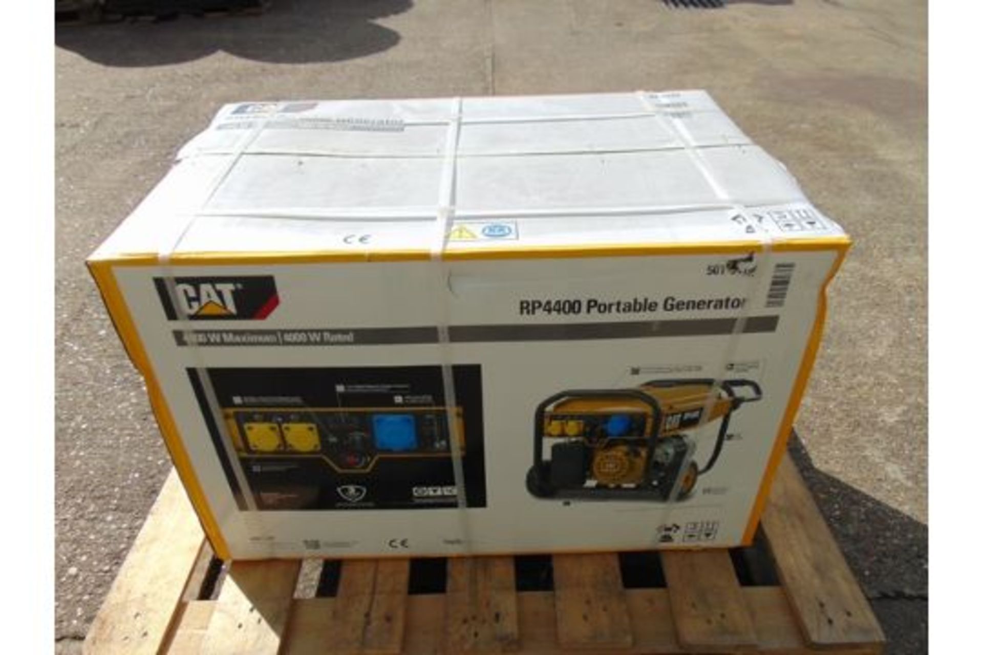 UNISSUED Caterpillar RP4400 Industrial Petrol Generator Set - Image 4 of 11