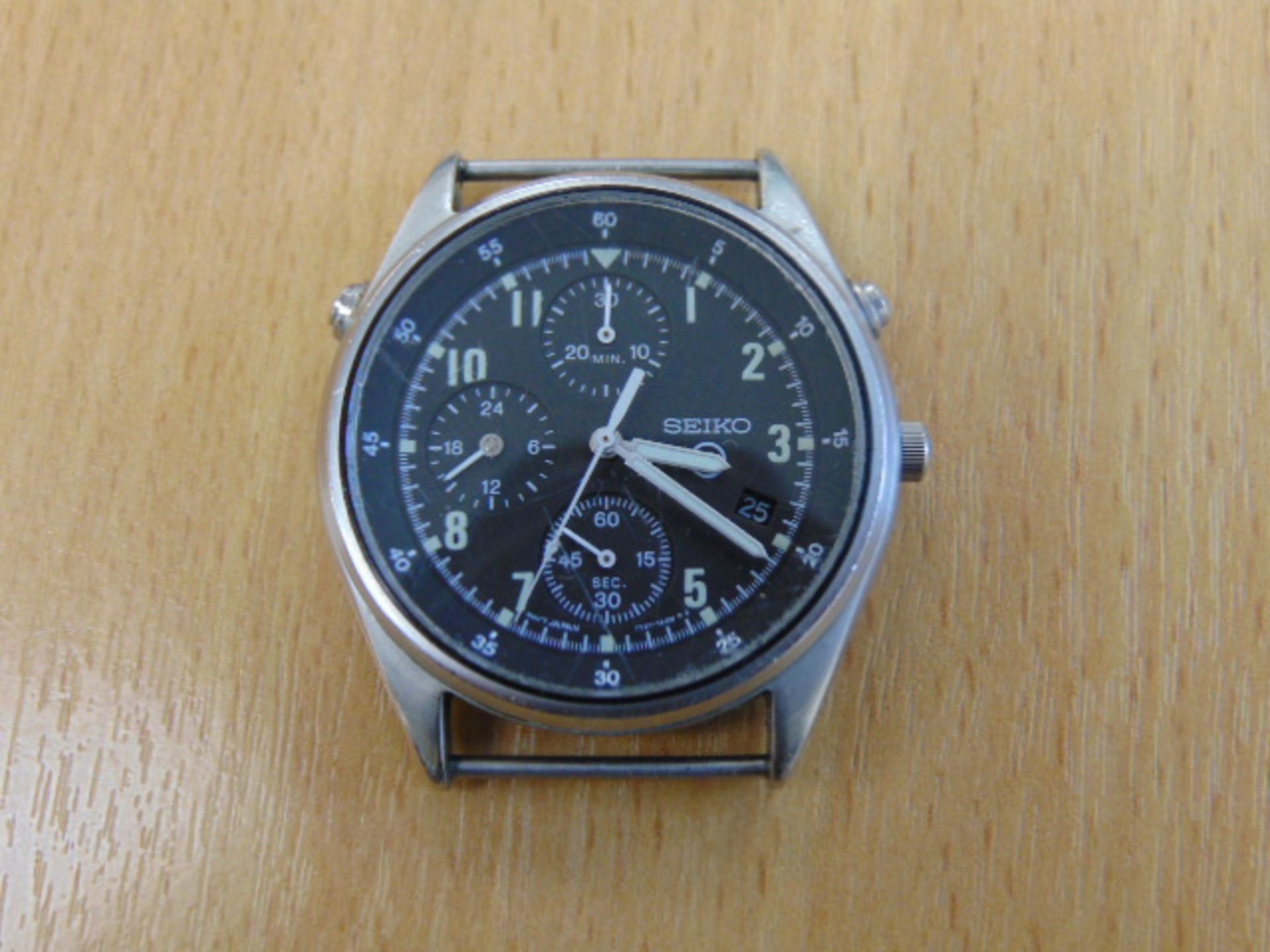 WATCH SEIKO GEN 2 RAF PILOTS CHRONO NATO MARKINGS DATED 1995 - Image 2 of 8