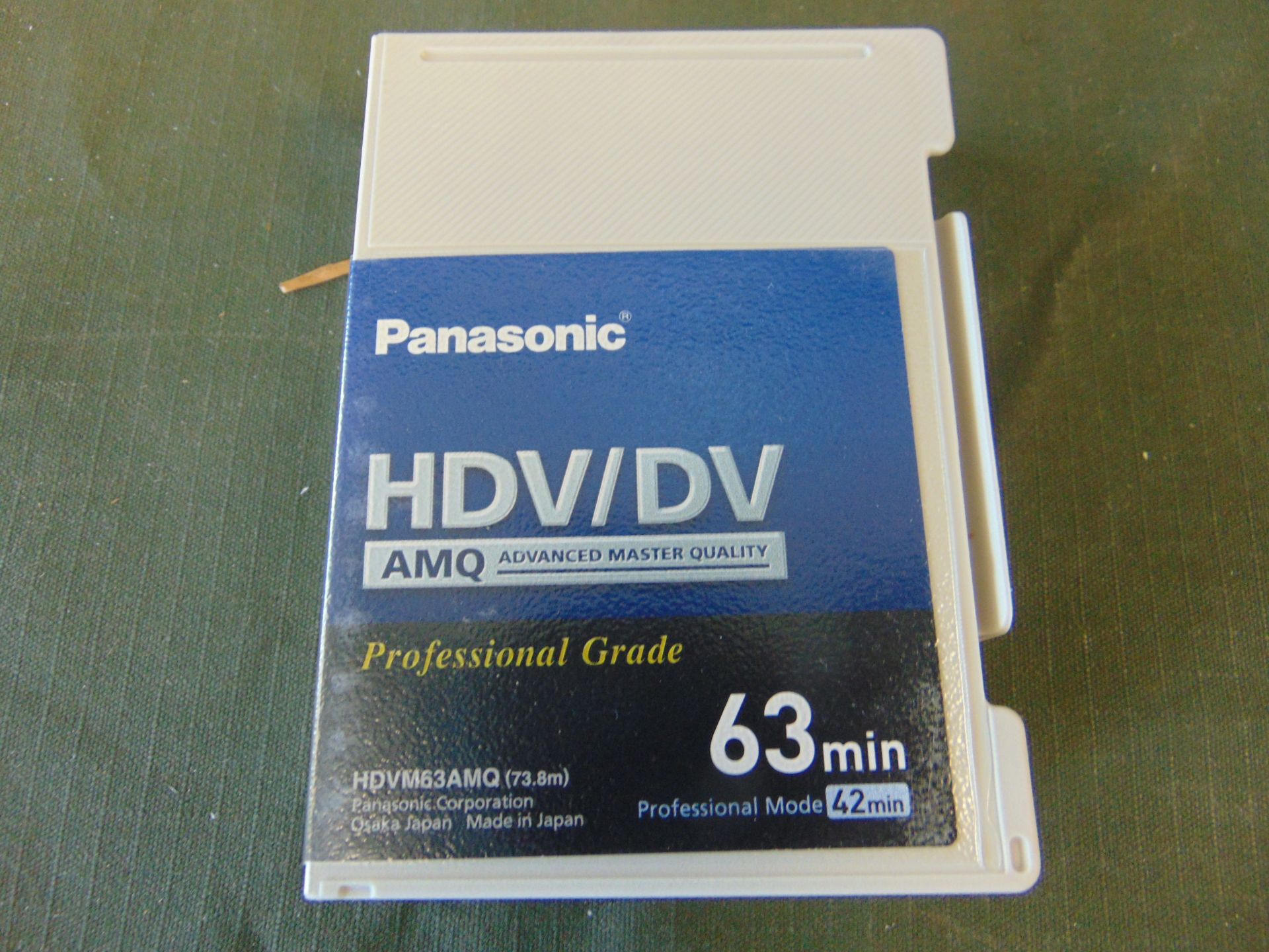 10 x Panasonic HDV/DV tapes AY-HDVM63AMQ