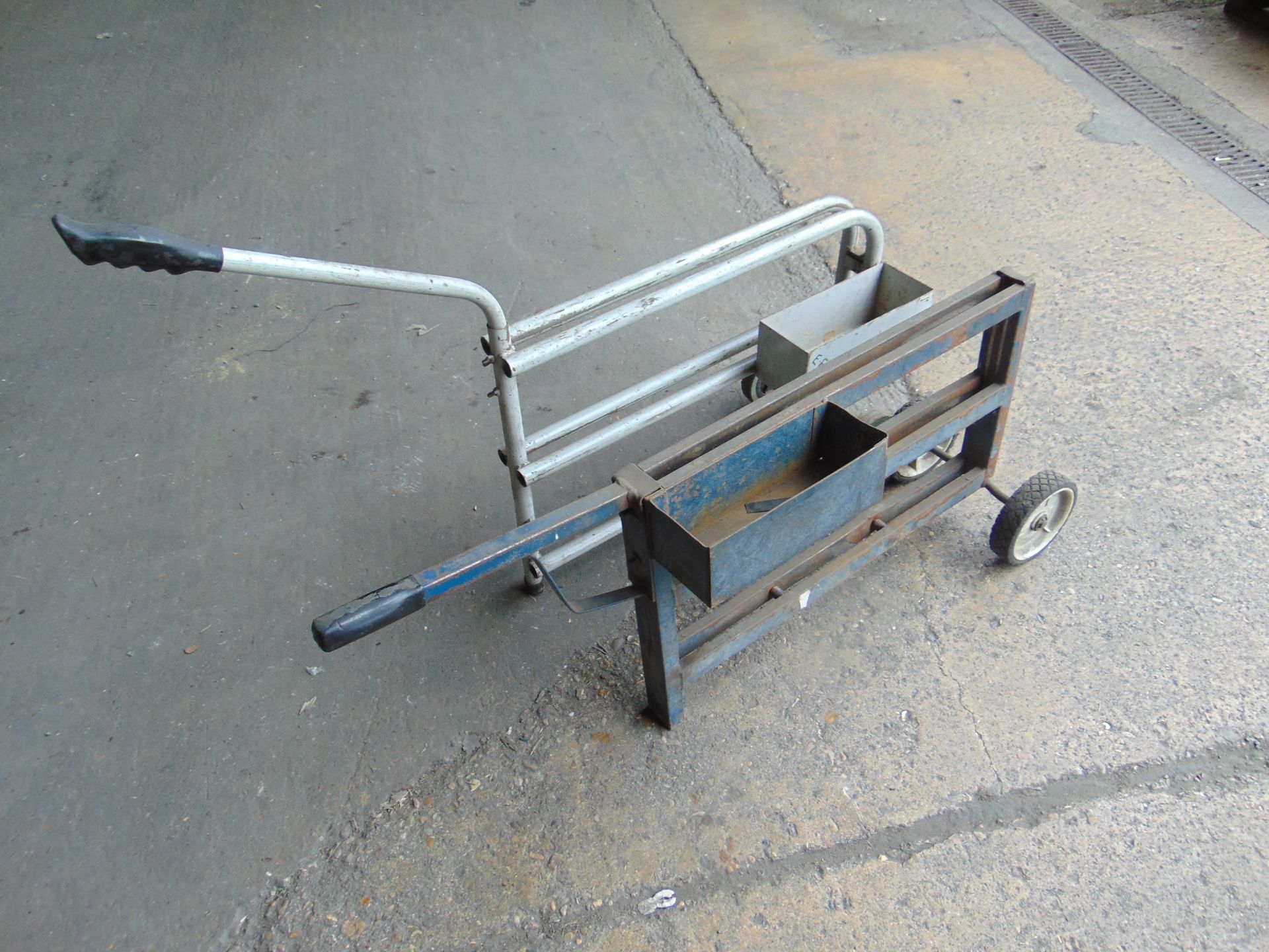 2 x BANDING (STEEL) TROLLEY'S