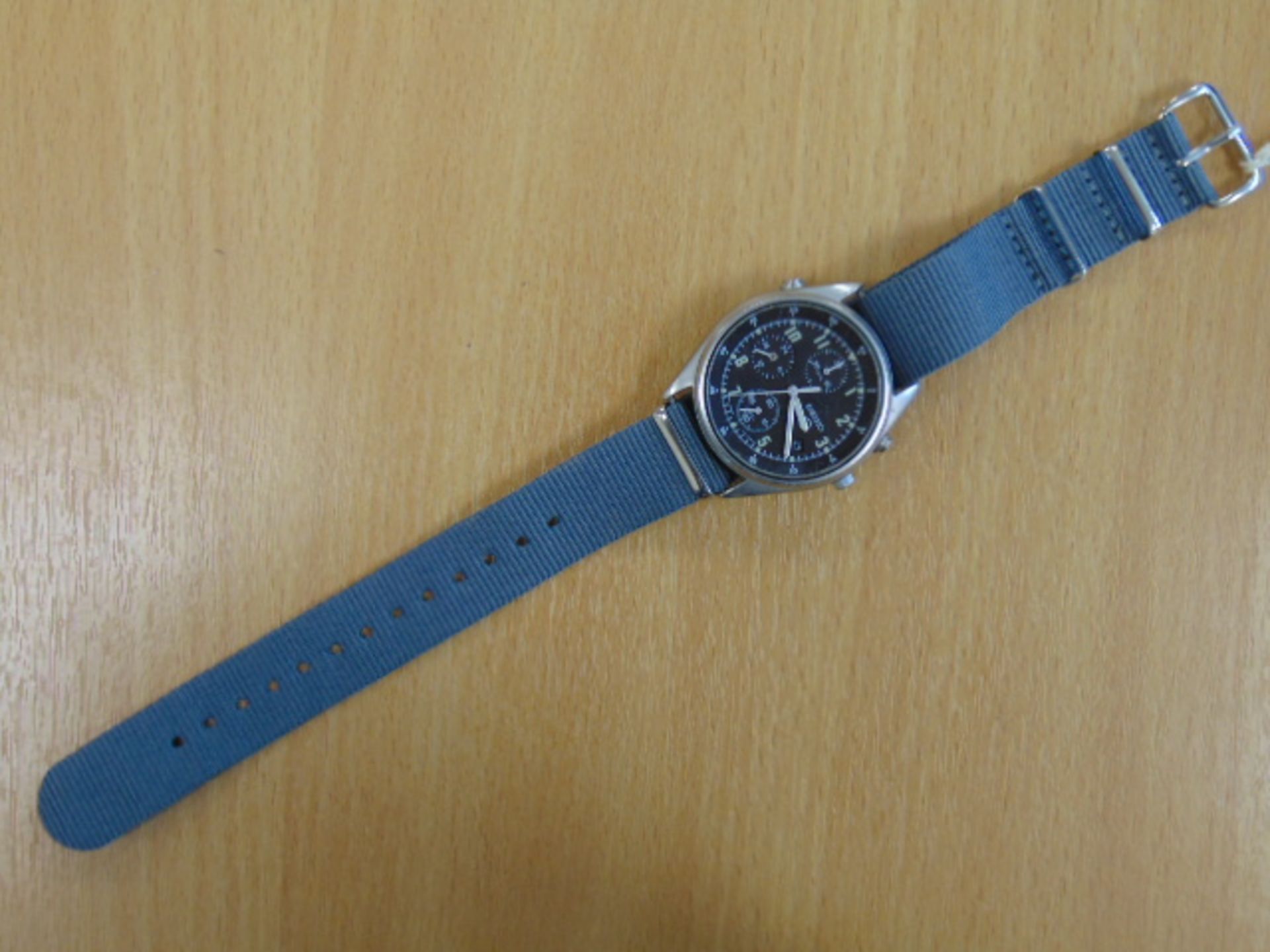 WATCH SEIKO GEN 2 RAF PILOTS CHRONO NATO MARKINGS DATED 1995 - Image 7 of 8