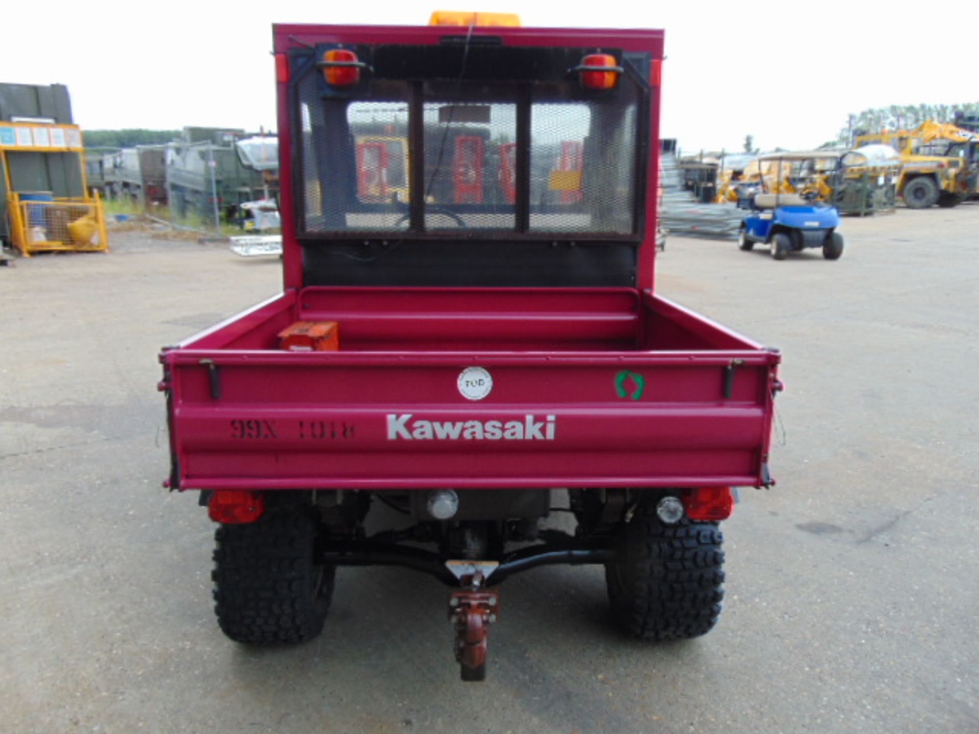 Kawasaki KAF620G Mule 4x4 as shown with rear tipping body ONLY 808 HOURS! - Image 7 of 21