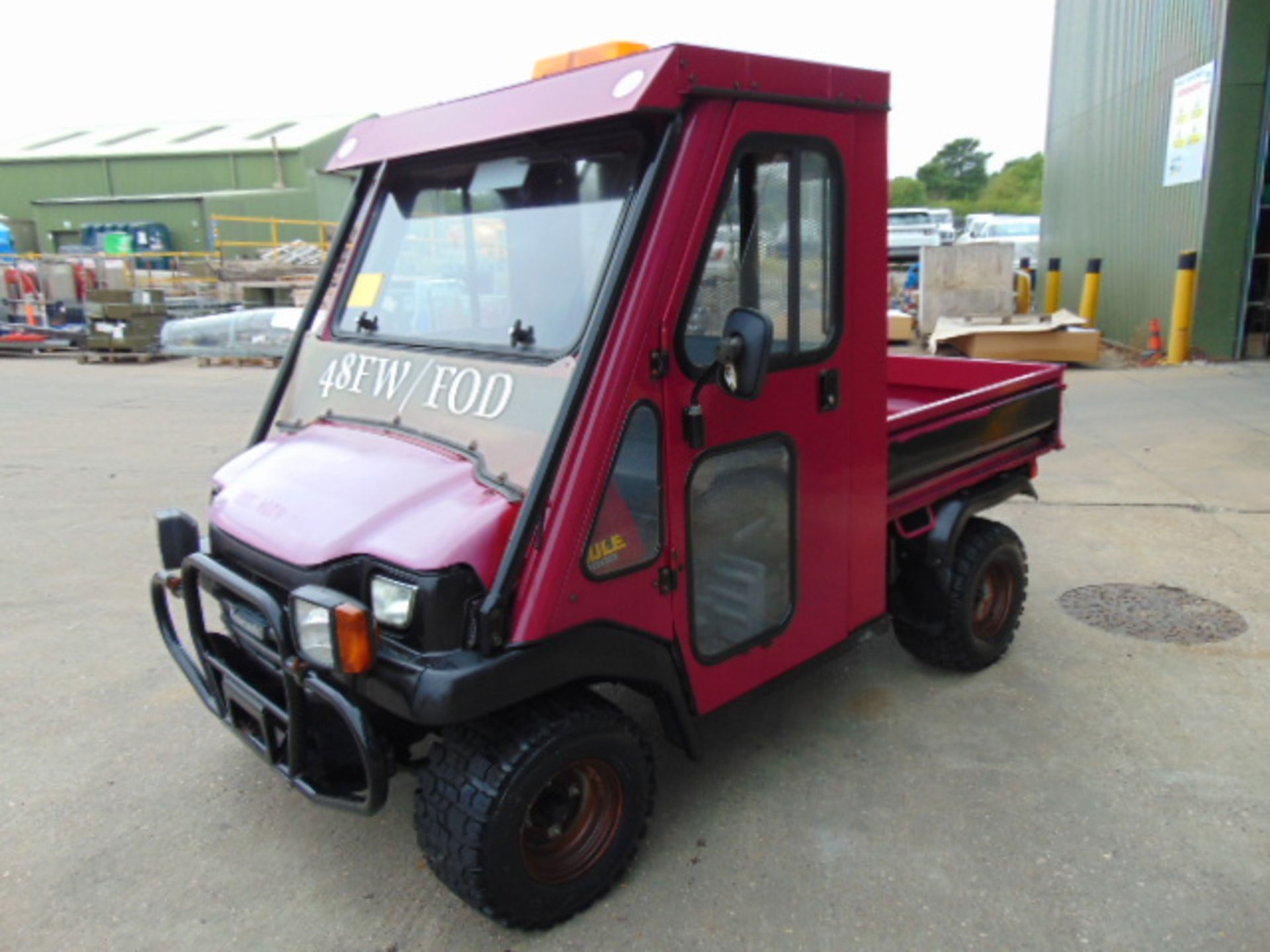 Kawasaki KAF620G Mule 4x4 as shown with rear tipping body ONLY 808 HOURS! - Image 3 of 21