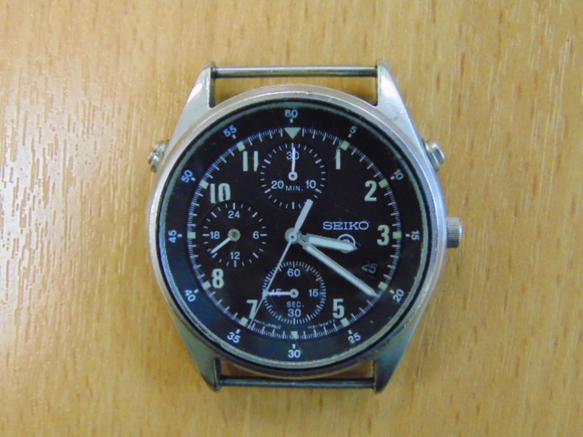 WATCH SEIKO GEN 2 RAF PILOTS CHRONO NATO MARKINGS DATED 1995 - Image 3 of 8