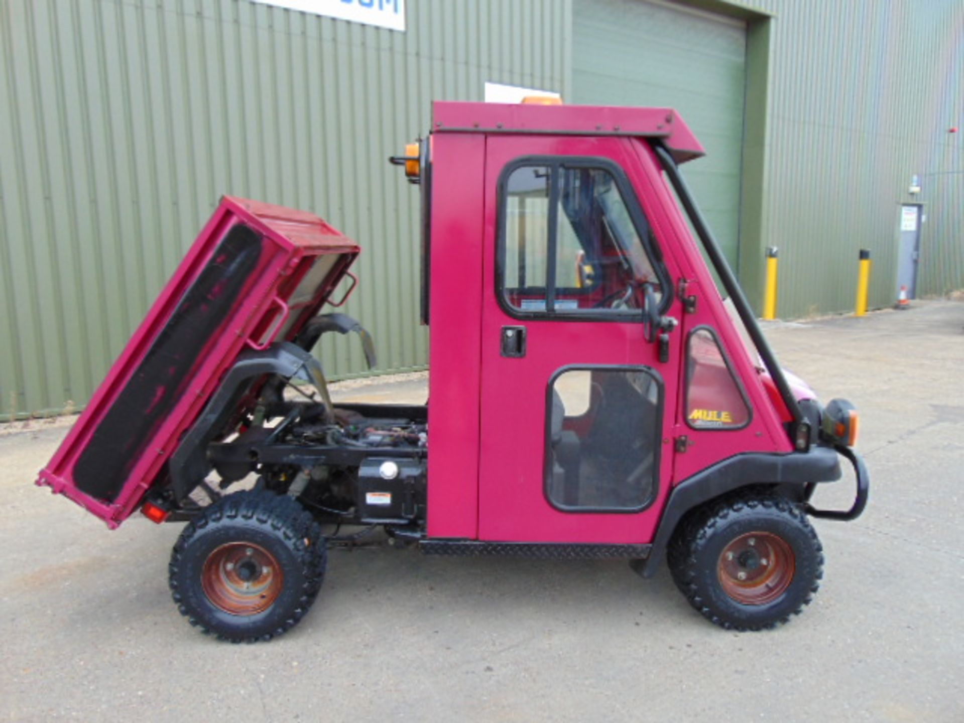 Kawasaki KAF620G Mule 4x4 as shown with rear tipping body ONLY 808 HOURS! - Image 10 of 21