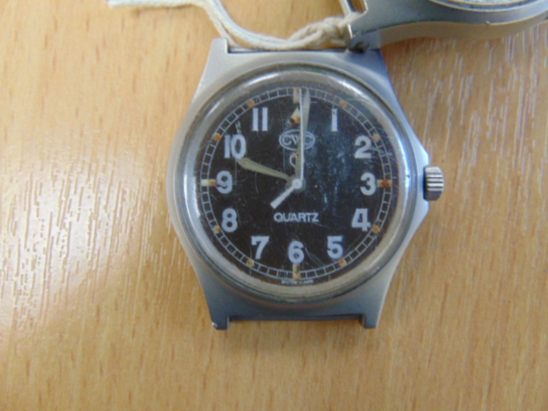 2X RARE 0552 ROYAL MARINE ISSUE CWC SERVICE WATCHES DATED 1989/1989 - Image 6 of 9