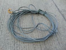 150ft (Approx.) Winch Rope with Safety Hook