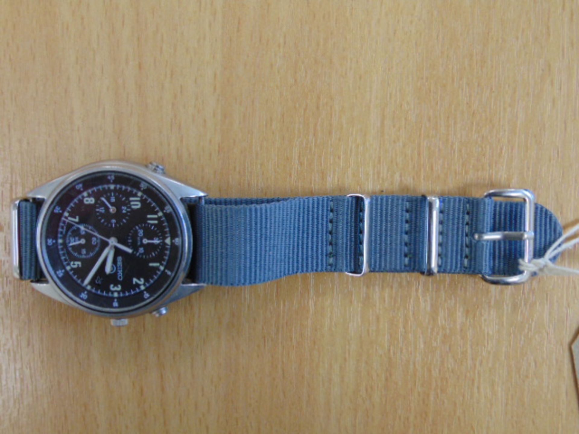 WATCH SEIKO GEN 2 RAF PILOTS CHRONO NATO MARKINGS DATED 1995