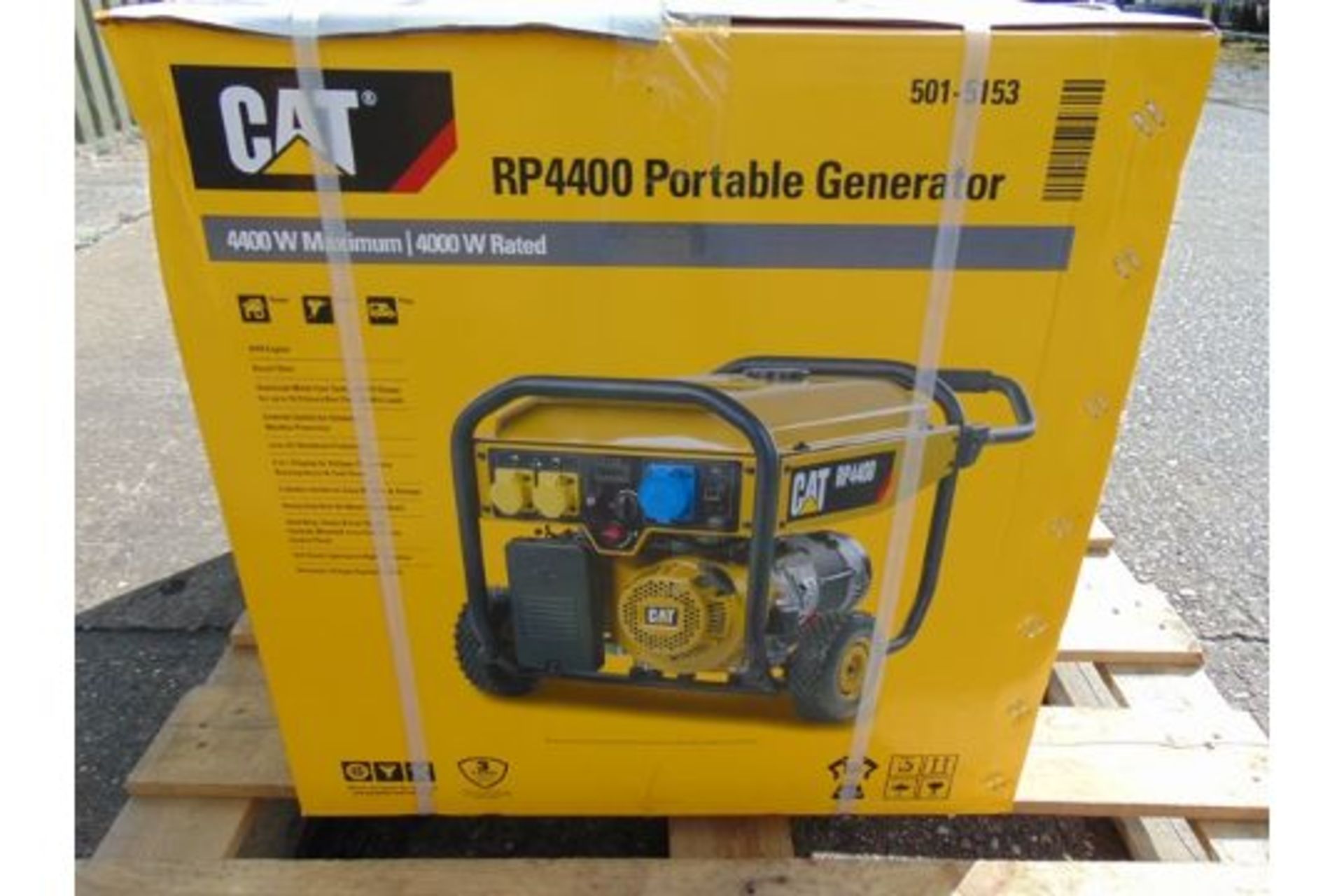 UNISSUED Caterpillar RP4400 Industrial Petrol Generator Set - Image 8 of 11