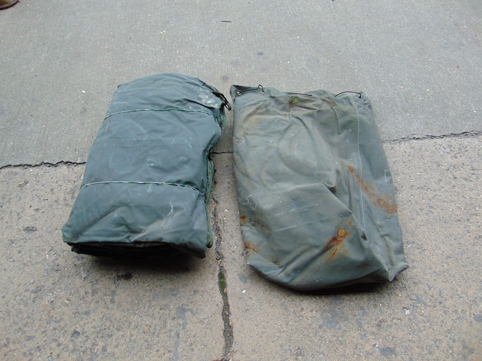 Unissued AFV Crew Shelter/Tent with Bag and Poles