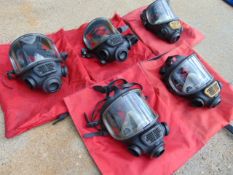 5 x Scott Promask Full Face Safety Masks