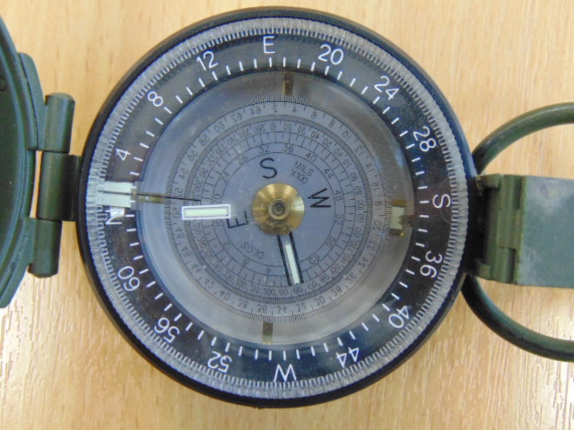 FRANCIS BARKER M88 PRISMATIC COMPASS C/W LANYARD - Image 5 of 8