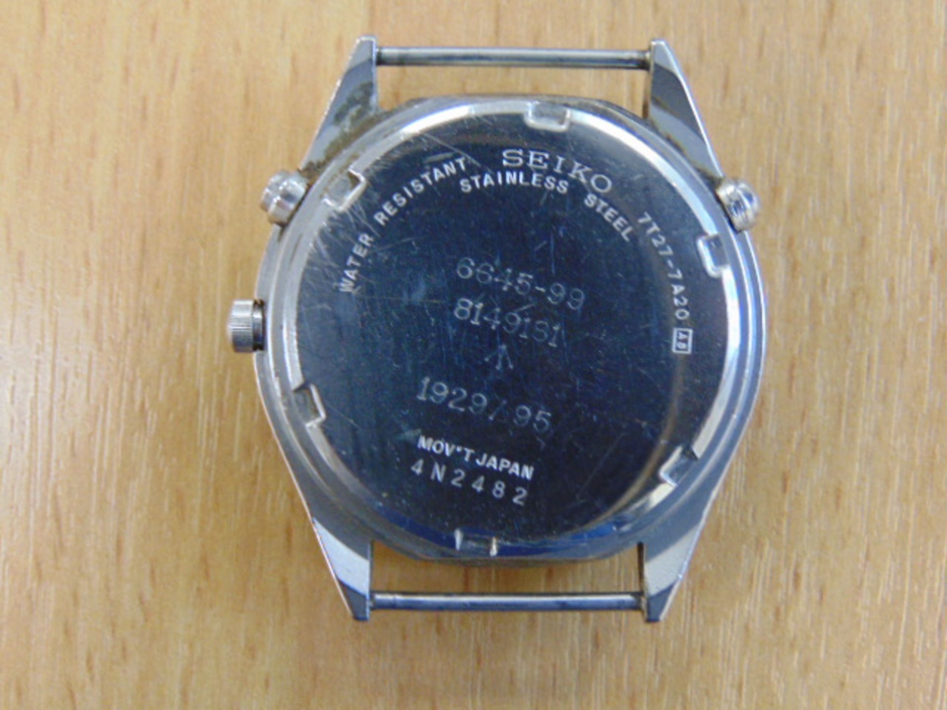 WATCH SEIKO GEN 2 RAF PILOTS CHRONO NATO MARKINGS DATED 1995 - Image 4 of 8