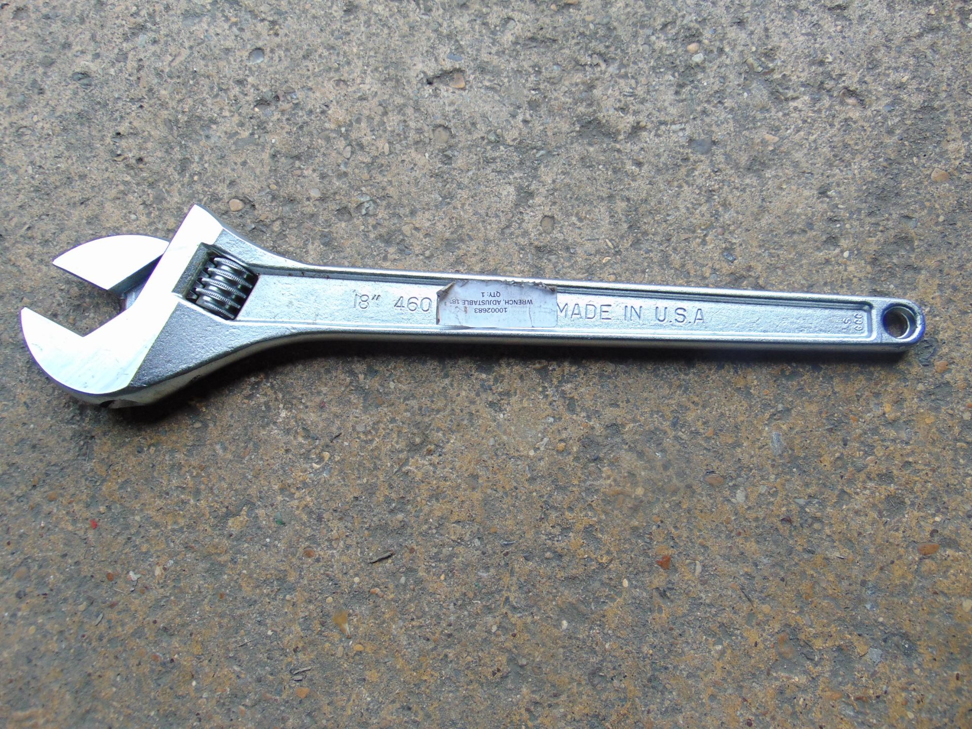 ARMSTRONG 18" ADJUSTABLE SPANNER - Image 2 of 2