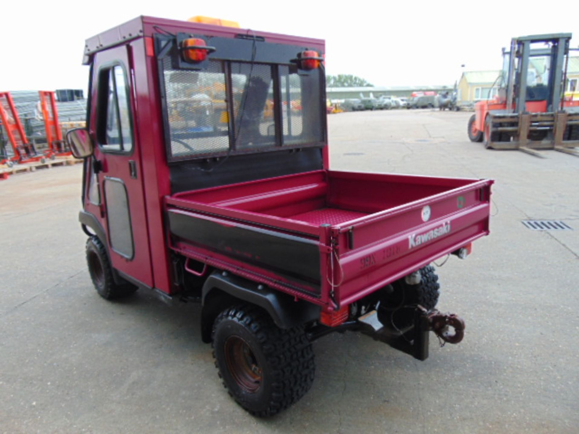 Kawasaki KAF620G Mule 4x4 as shown with rear tipping body ONLY 808 HOURS! - Image 8 of 21