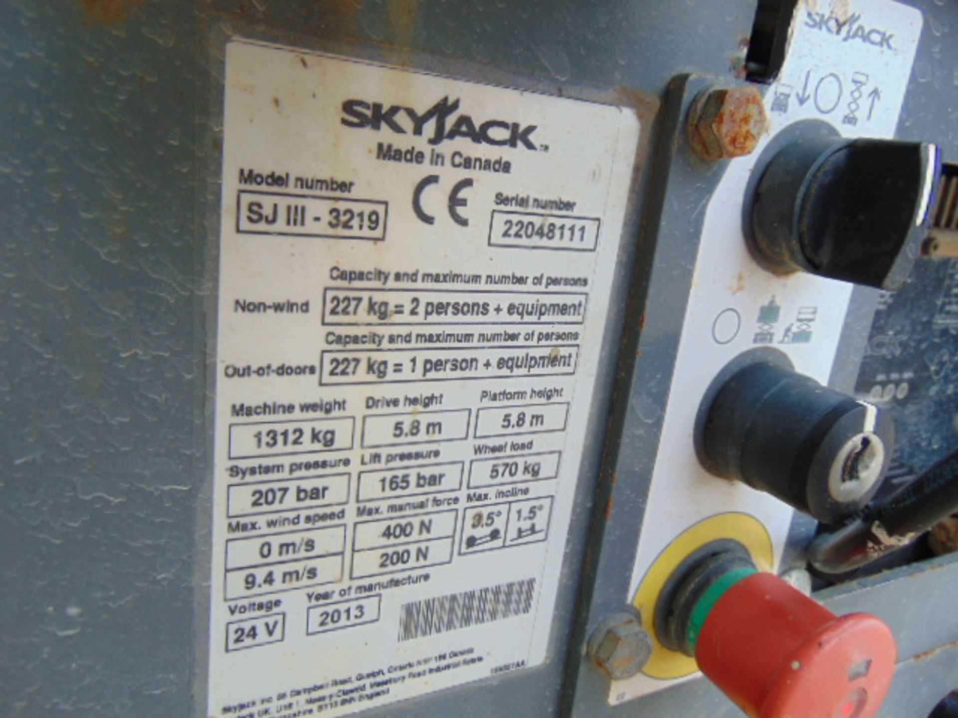 SKYJACK SJIII 3219 Electric Scissor Lift Access Platform ONLY 124 Hours! - Image 17 of 17