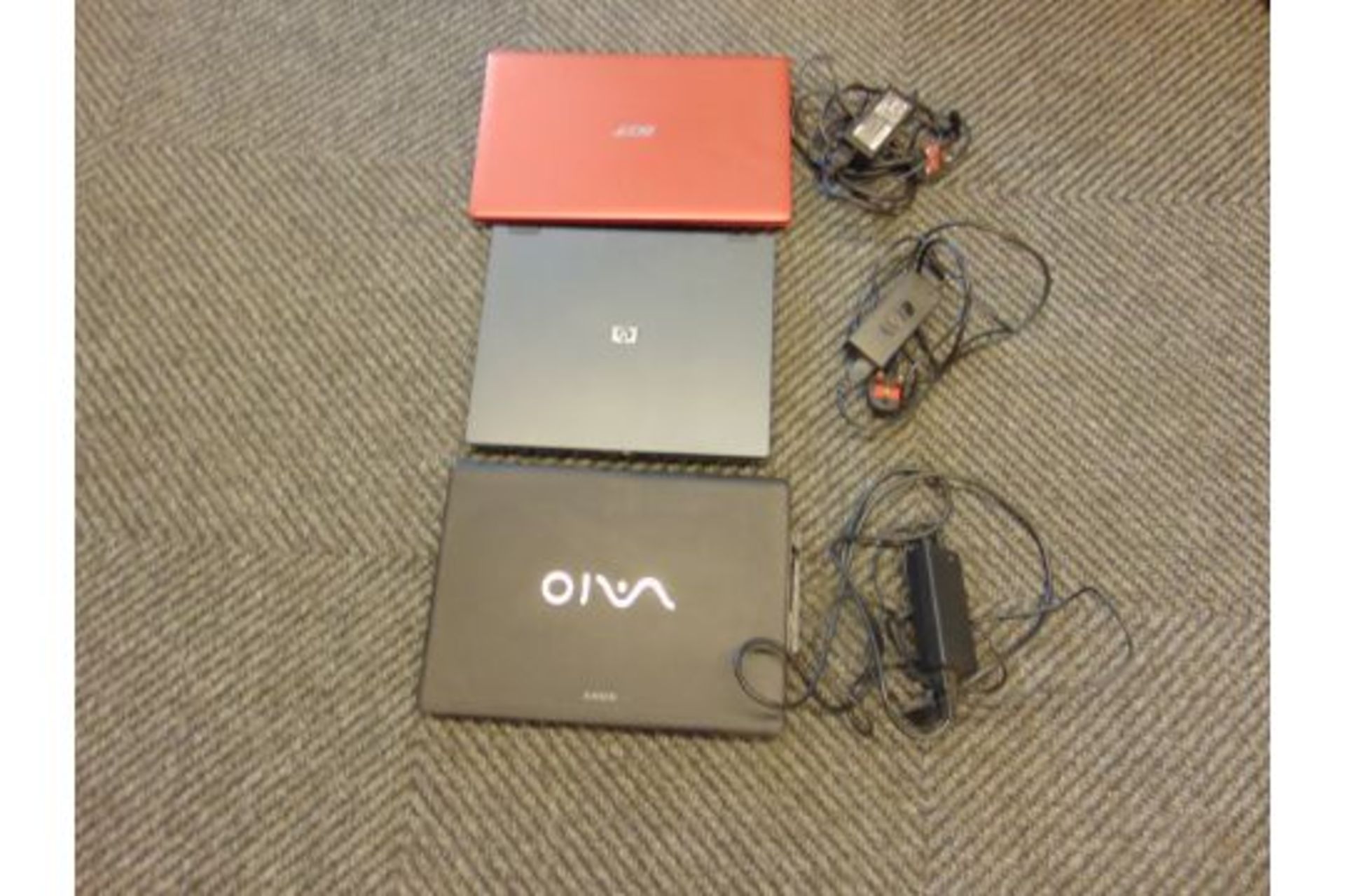 3 x USED LAPTOPS WITH CHARGERS