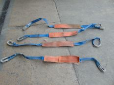 4 x Spanset 1.5m 1000kg Slings with Protective Sleeves