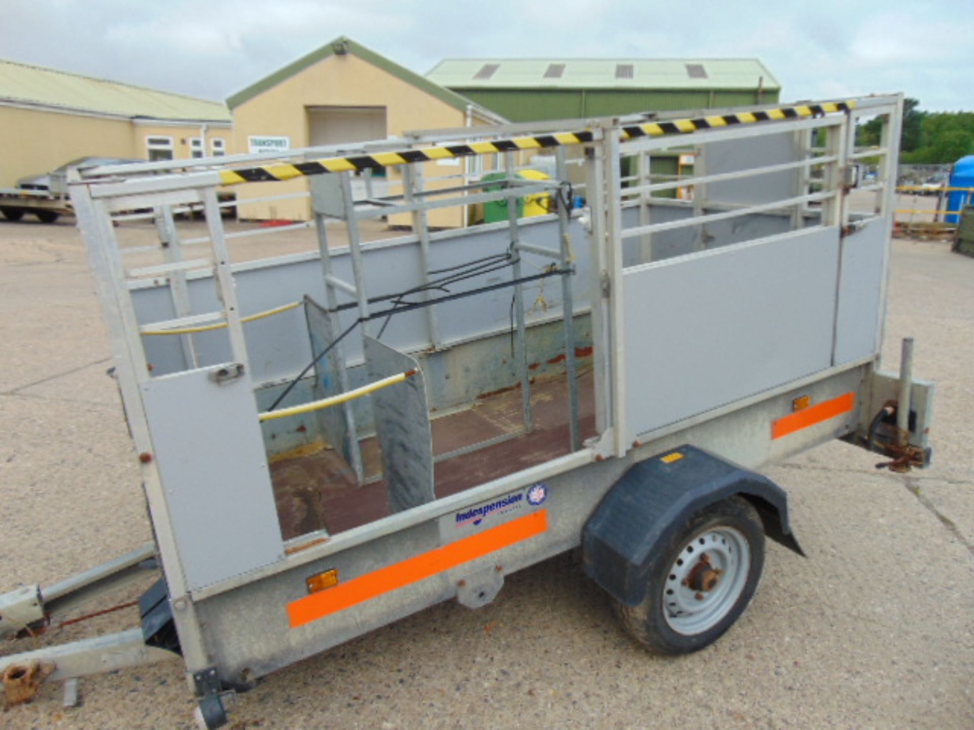 Ex British Telecom Indespension 750Kg Single Axle Engineers Trailer - Image 9 of 13