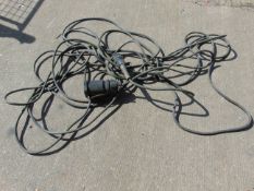 16m Long NATO socket one end, to 7 pin trailer light cable the other